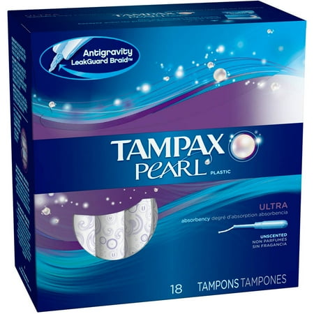 tampax ultra tampons count pearl absorbency unscented