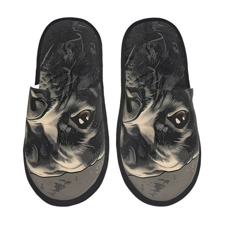 Noikeo Vintage Dog Illustration Pattern Cozy Slippers Indoor for Women and Mens Fuzzy House Shoes Soft Plush Warm Slip-on Slippers-Large
Noikeo Vintage Dog Illustration Pattern Cozy Slippers Indoor for Women and Mens Fuzzy House Shoes Soft Plush Warm Slip-on Slippers-Large