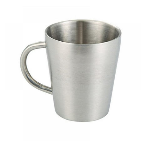 304 Stainless Steel Restaurant Beer Mug 10oz Double Layer Kindergarten Water Cup Milk Cup with Handle for Wine Champagne Juice Coffee
304 Stainless Steel Restaurant Beer Mug 10oz Double Layer Kindergarten Water Cup Milk Cup with Handle for Wine Champagne Juice Coffee