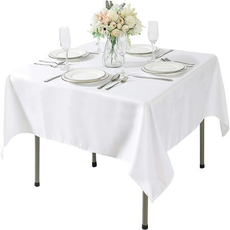 DTLYH Tablecloth Wrinkle Resistant Washable Polyester Decorative Fabric Table Cover for Dining Table Buffet Parties and Camping - 90 x 132 Inch White Solid
DTLYH Tablecloth Wrinkle Resistant Washable Polyester Decorative Fabric Table Cover for Dining Table Buffet Parties and Camping - 90 x 132 Inch White Solid