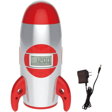 Rocket Ship Projection Alarm Clock