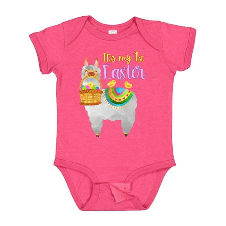 Inktastic It s My 1st Easter Llama with Basket of Eggs Gift Baby Boy or Baby Girl Bodysuit
Inktastic It s My 1st Easter Llama with Basket of Eggs Gift Baby Boy or Baby Girl Bodysuit