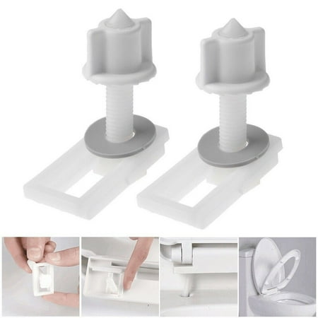 Plastic Toilet Screws and Nuts Rubber Washers Hinge Bolts Screws Hinges