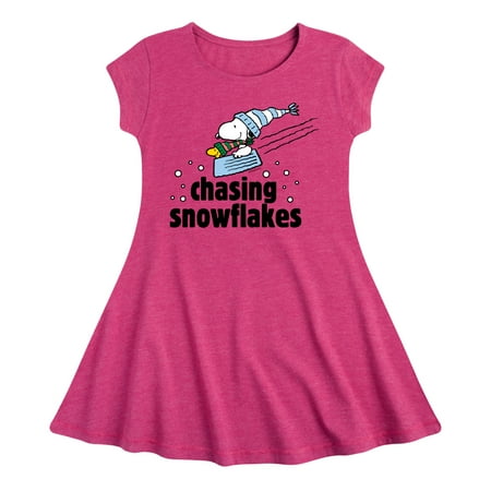 Peanuts - Chasing Snowflakes - Toddler And Youth Girls Fit And Flare Dress
Peanuts - Chasing Snowflakes - Toddler And Youth Girls Fit And Flare Dress