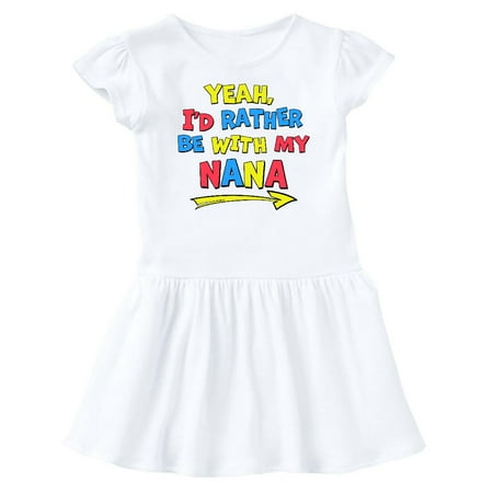 Inktastic Yeah I d Rather be with My Nana in Red Yellow and Blue Gift Baby Girl Dress
Inktastic Yeah I d Rather be with My Nana in Red Yellow and Blue Gift Baby Girl Dress