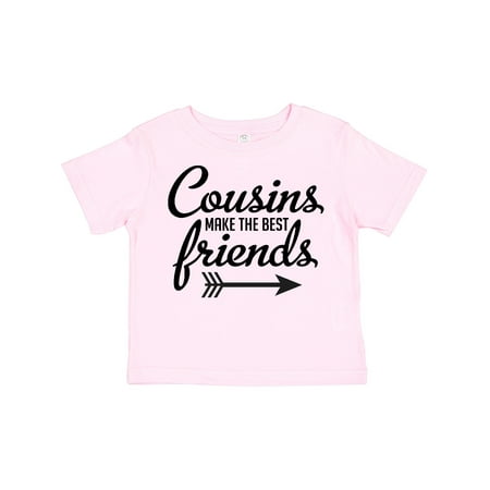 Inktastic Cousins Make the Best Friends with Arrow Gift Toddler Boy or Toddler Girl T-Shirt