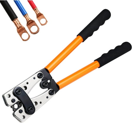Wire Crimping Tool Cable Lug Crimping Tools Fixdono 6-50mm² Battery Cable Lug Crimper Wire Terminal Heavy Duty Large Gauge Electrical Connector AWG 10-1/10 Copper
Wire Crimping Tool Cable Lug Crimping Tools Fixdono 6-50mm² Battery Cable Lug Crimper Wire Terminal Heavy Duty Large Gauge Electrical Connector AWG 10-1/10 Copper