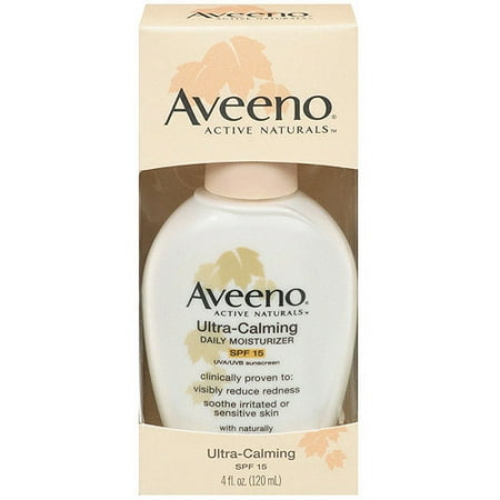 aveeno spf moisturizer calming ultra daily moisturizers facial pump oz