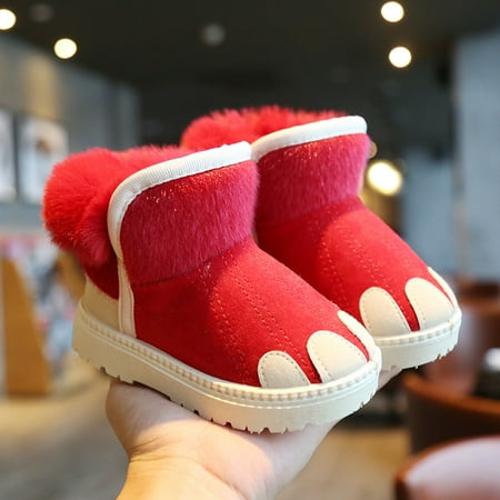 Boys Girls Winter Snow Boots Waterproof Anti-Skid Warm Plush Baby Cotton Shoes
Boys Girls Winter Snow Boots Waterproof Anti-Skid Warm Plush Baby Cotton Shoes