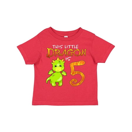 Inktastic Dragon 5th Birthday- Turning Five Gift Toddler Boy or Toddler Girl T-Shirt
Inktastic Dragon 5th Birthday- Turning Five Gift Toddler Boy or Toddler Girl T-Shirt