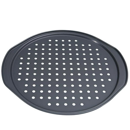 FRCOLOR Non-stick Pizza Baking Pan Tray with Holes Household Baking Mold Cake Pan Bakeware Baking Plate for Pizza Cake (Black)
FRCOLOR Non-stick Pizza Baking Pan Tray with Holes Household Baking Mold Cake Pan Bakeware Baking Plate for Pizza Cake (Black)