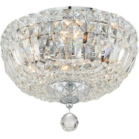 Polished Chrome Tone Finish Flush Mounts 12 Wide Steel Material Candelabra 4 Light Fixture
Polished Chrome Tone Finish Flush Mounts 12 Wide Steel Material Candelabra 4 Light Fixture