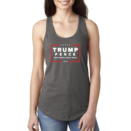 Trump Pence Make America Great Again Women's Racerback Tank Top