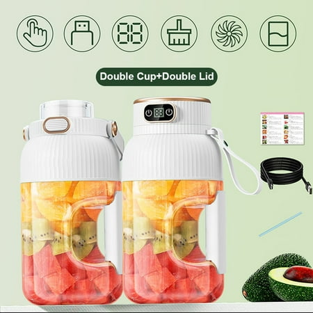 SuChun Glass Bottle Multifunctional Portable Juicer Cup With Digital Display 2024 New Portable Smoothie Portable USB Rechargeable Juice Cup White
SuChun Glass Bottle Multifunctional Portable Juicer Cup With Digital Display 2024 New Portable Smoothie Portable USB Rechargeable Juice Cup White