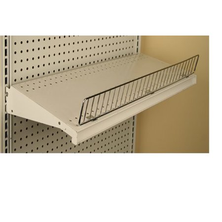 Chrome Gondola Shelf Wire Fence Fits Lozier & Madix Gondola Shelving - 3" H x 36" L - 20 Pack