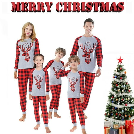 Christmas Family Matching Pajamas Sets Plaid Deer Print Sleepwear Holiday Xmas Loungewear Jammies Pjs For Adult Kids
Christmas Family Matching Pajamas Sets Plaid Deer Print Sleepwear Holiday Xmas Loungewear Jammies Pjs For Adult Kids