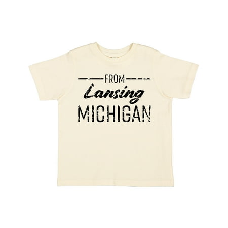 Inktastic From Lansing Michigan in Black Distressed Text Gift Toddler Boy or Toddler Girl T-Shirt
Inktastic From Lansing Michigan in Black Distressed Text Gift Toddler Boy or Toddler Girl T-Shirt