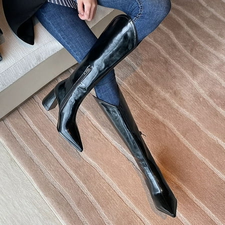Long Boots Women Winter Fashion Thick Heel Ladies Boots Pointed Toe Boots Thick Heel Cavalry Boots
Long Boots Women Winter Fashion Thick Heel Ladies Boots Pointed Toe Boots Thick Heel Cavalry Boots