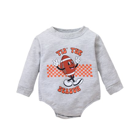 Meihuida Baby Football Season Romper Casual Long Sleeve Cartoon Letter Print Bodysuit
Meihuida Baby Football Season Romper Casual Long Sleeve Cartoon Letter Print Bodysuit
