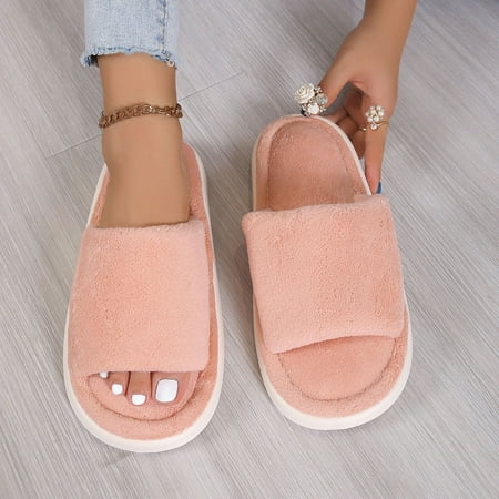 Aueoeo Women s Winter Fuzzy Slippers Memory Foam House Slippers Open Toe Slip-on Bedroom Slippers Home Shoes
Aueoeo Women s Winter Fuzzy Slippers Memory Foam House Slippers Open Toe Slip-on Bedroom Slippers Home Shoes