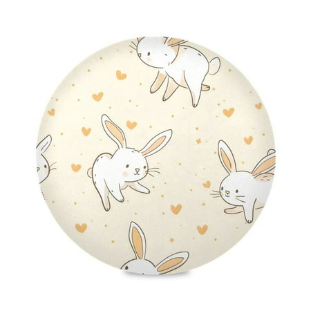 Round Plate Mat 15.4x15.4 Inchesx6 Placemat Table Mat Kitchen Mat Coffee Mat Fabric Thick Strong Wear-Resistant Heat Resistance White Rabbit
Round Plate Mat 15.4x15.4 Inchesx6 Placemat Table Mat Kitchen Mat Coffee Mat Fabric Thick Strong Wear-Resistant Heat Resistance White Rabbit