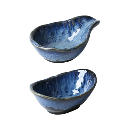HOMEMAXS 2pcs Household Ceramic Bowl Saucer Appetizer Tableware Creative Design Plate for Home Restaurant and Hotel (Snack Dish + Ingot Bowl)
HOMEMAXS 2pcs Household Ceramic Bowl Saucer Appetizer Tableware Creative Design Plate for Home Restaurant and Hotel (Snack Dish + Ingot Bowl)