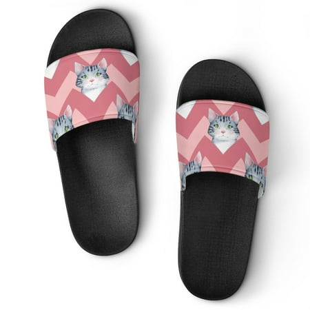 GZHJMY Stylish Slides for Women Men Seamless Pattern with Watercolor Cats Soft Flexible Slip-on Sandals Slippers
GZHJMY Stylish Slides for Women Men Seamless Pattern with Watercolor Cats Soft Flexible Slip-on Sandals Slippers