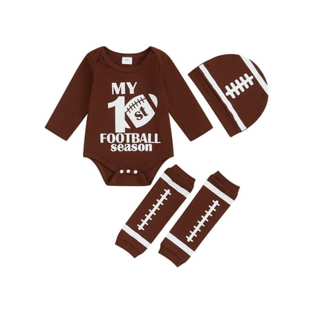 Suealasg Baby Boys Fall Rompers Letter Rugby Print Round Neck Long Sleeve Bodysuits Jumpsuits +Leg Warmers +Hat
Suealasg Baby Boys Fall Rompers Letter Rugby Print Round Neck Long Sleeve Bodysuits Jumpsuits +Leg Warmers +Hat