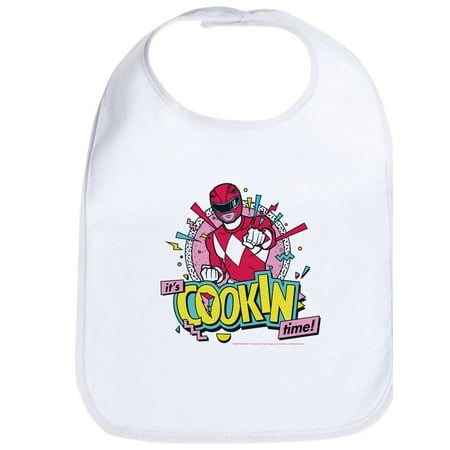 CafePress - Power Rangers It s Cookin Time! - Cute Cloth Baby Bib Toddler Bib