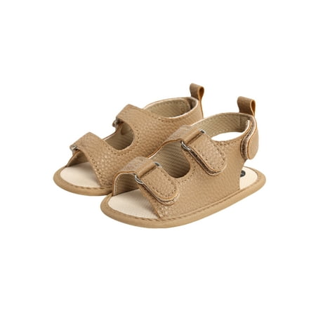 Baby Boys Girls Leather Sandals Anti-Slip Sole Solid Color Flats First Walking Shoes
Baby Boys Girls Leather Sandals Anti-Slip Sole Solid Color Flats First Walking Shoes
