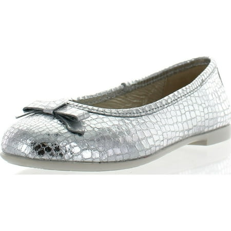 Naturino Girls 4075 Fashion Glitz Dress Flats Shoes Silver 36