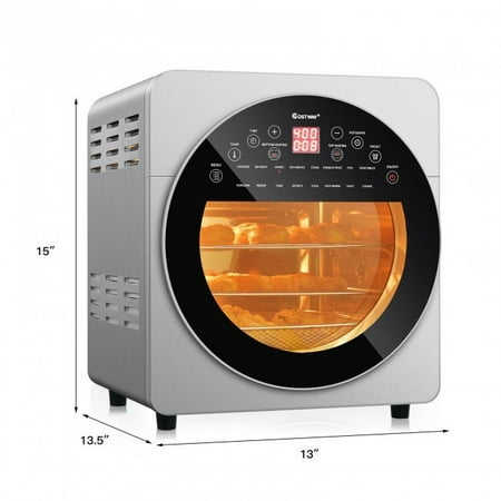 CAIKUITONRON 16-in-1 Air Fryer 15.5 qt Toaster Rotisserie Dehydrator Oven
CAIKUITONRON 16-in-1 Air Fryer 15.5 qt Toaster Rotisserie Dehydrator Oven
