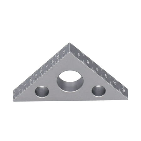Triangular Ruler Aluminum Thickened Alloy Woodworking Height and Angle Measuring Tool
Triangular Ruler Aluminum Thickened Alloy Woodworking Height and Angle Measuring Tool