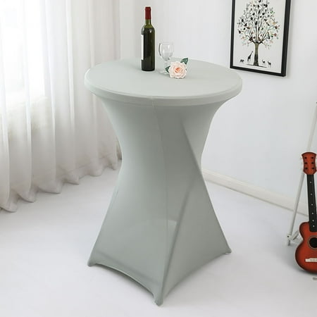 Oleegame 1PC 43.3x23.6 Inch Spandex Round Tablecloth Cocktail Blue Table Covers Fitted Stretch Tablecloth For Wedding Banquet Party Birthday Gray
Oleegame 1PC 43.3x23.6 Inch Spandex Round Tablecloth Cocktail Blue Table Covers Fitted Stretch Tablecloth For Wedding Banquet Party Birthday Gray