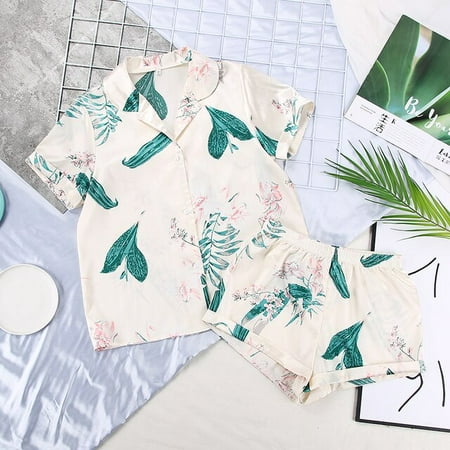 QWZNDZGR Suphis 5 Colors Satin Nightshirt With Shorts Nightwear Suit Silk Pyjama Short Sleeve Casual Pajama Sets Women Sleepwear Summer
QWZNDZGR Suphis 5 Colors Satin Nightshirt With Shorts Nightwear Suit Silk Pyjama Short Sleeve Casual Pajama Sets Women Sleepwear Summer