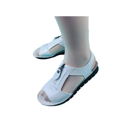 Difumos Women Nonslip T-strap Shoes Lightweight Ankle Strap Flat Sandals Summer Soft Sole Zipper Comfort
Difumos Women Nonslip T-strap Shoes Lightweight Ankle Strap Flat Sandals Summer Soft Sole Zipper Comfort