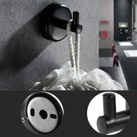 With Screws And Hardware Hangers Toilet Holder Black Stainless Steel Coat Hook For Laundry Room Coat Hook Home Toilet No Trace Hangers
With Screws And Hardware Hangers Toilet Holder Black Stainless Steel Coat Hook For Laundry Room Coat Hook Home Toilet No Trace Hangers