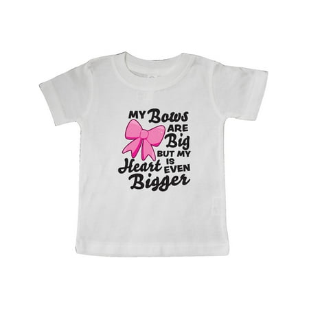 Inktastic My Bows are Big But My Heart is Even Bigger Gift Baby Boy or Baby Girl T-Shirt
Inktastic My Bows are Big But My Heart is Even Bigger Gift Baby Boy or Baby Girl T-Shirt