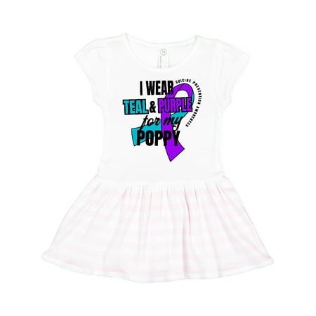 Inktastic Suicide Prevention I Wear Teal and Purple for My Poppy Gift Toddler Girl Dress
Inktastic Suicide Prevention I Wear Teal and Purple for My Poppy Gift Toddler Girl Dress