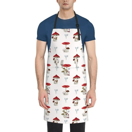 Ocsxa Different Mushrooms Apron With Pockets Kitchen Bib Waterproof Resistant Women Men Unisex Adjustable
Ocsxa Different Mushrooms Apron With Pockets Kitchen Bib Waterproof Resistant Women Men Unisex Adjustable