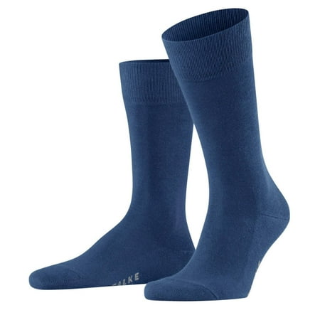 Men s Falke 14657 Family Sustainable Cotton Blend Crew Sock (Deep Royal M)