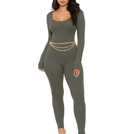 ZIYIXIN Women Yoga Jumpsuits One Piece Workout Ribbed Long Sleeve Rompers Slim Bodysuit Fitness Overalls
ZIYIXIN Women Yoga Jumpsuits One Piece Workout Ribbed Long Sleeve Rompers Slim Bodysuit Fitness Overalls