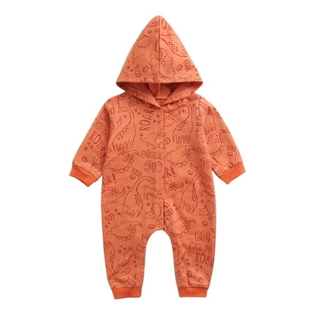 Pedort Baby Boy Long Sleeve Hooded Romper Jumpsuit Bodysuit Fall Clothes Orange 6M
Pedort Baby Boy Long Sleeve Hooded Romper Jumpsuit Bodysuit Fall Clothes Orange 6M