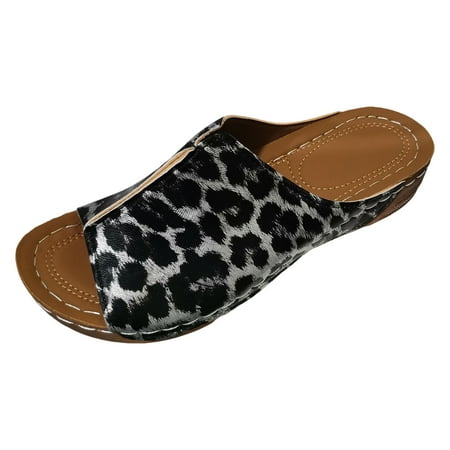 ZAROYEAX Ladies Retro Leather Hollow Breathable Slope with Thick Bottom Large Size Fish Mouth Sandals Slippers
ZAROYEAX Ladies Retro Leather Hollow Breathable Slope with Thick Bottom Large Size Fish Mouth Sandals Slippers