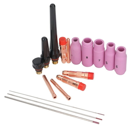 TIG Welding Ceramic Nozzle Electrode Clip TIG Welding Torch Accessories Kit 17Pcs For
TIG Welding Ceramic Nozzle Electrode Clip TIG Welding Torch Accessories Kit 17Pcs For