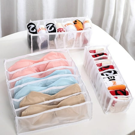Riapawel 3PCS Foldable Drawer Organizer Divider Closet Storage Box For Underwear Bra Sock
Riapawel 3PCS Foldable Drawer Organizer Divider Closet Storage Box For Underwear Bra Sock