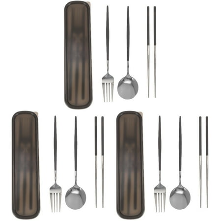 Bestonzon 3 Sets of Outdoor Travel Cutlery Boxed Cutlery Multi-functional Tableware Portable Cutlery
Bestonzon 3 Sets of Outdoor Travel Cutlery Boxed Cutlery Multi-functional Tableware Portable Cutlery