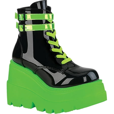 Women s Demonia Shaker 52 Platform Ankle Boot