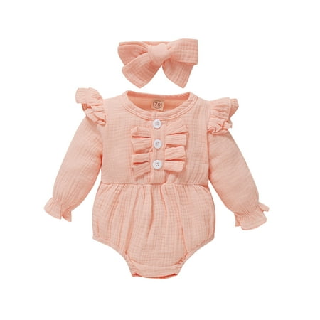 Ma&Baby Baby Toddler Girls Fall Clothes Infant Long Sleeve Ruffle Romper Bodysuit Outift
Ma&Baby Baby Toddler Girls Fall Clothes Infant Long Sleeve Ruffle Romper Bodysuit Outift