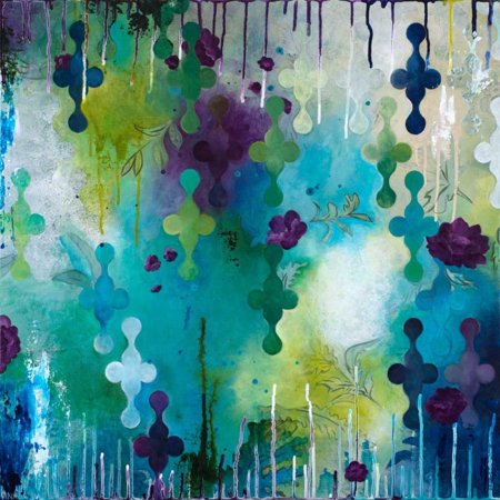Seafoam Storm One Poster Print by Heather Noel Robinson